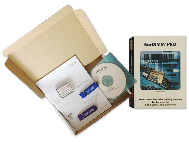 BarDIMM JM30100U/JM30100F/JM30100S/JM30100X/JM30100Z/JM30100C/JM30200 BarDIMM PRO and BarDIMM BOX HP条码方案